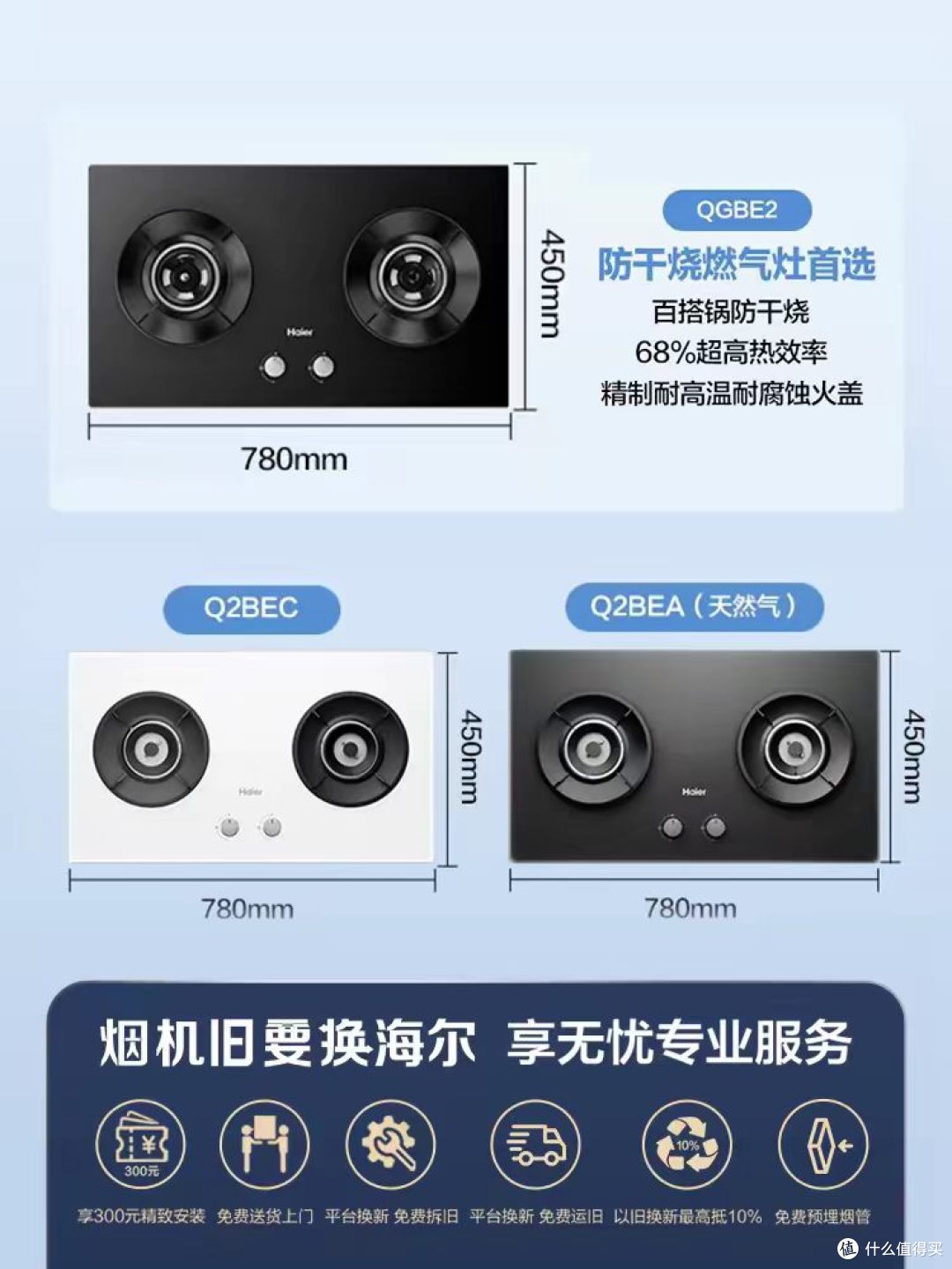 🔥海尔麦浪 QGBE2 燃气灶|猛火 + 防干烧,厨房安全感直接拉满