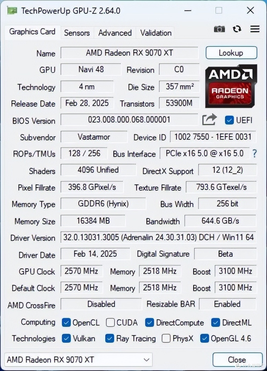 4K性价比王者!瀚铠RX 9070 XT评测:游戏生产力全场景领跑5070Ti