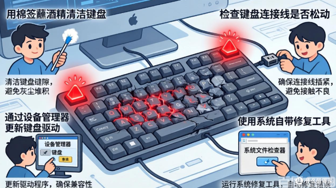 电脑键盘失灵?这份全方位解决方案请收好
