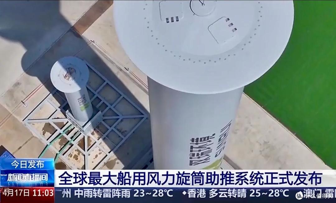 见过每分钟飚180转的船帆吗?我国造出全球最大船用旋筒帆系统