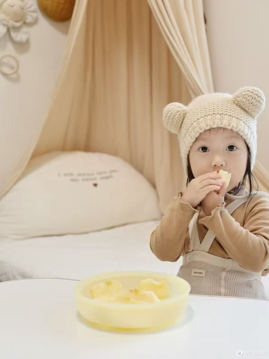 贝斯哈姆星月餐盘,吸盘硅胶一体,宝宝自主进食超稳!