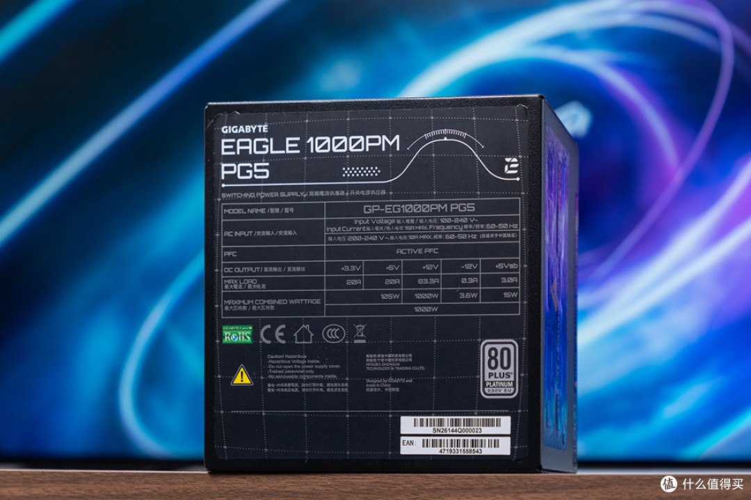 白金效能 + ATX3.1 满配,技嘉 GP‑EG1000PM PG5 电源开箱评测