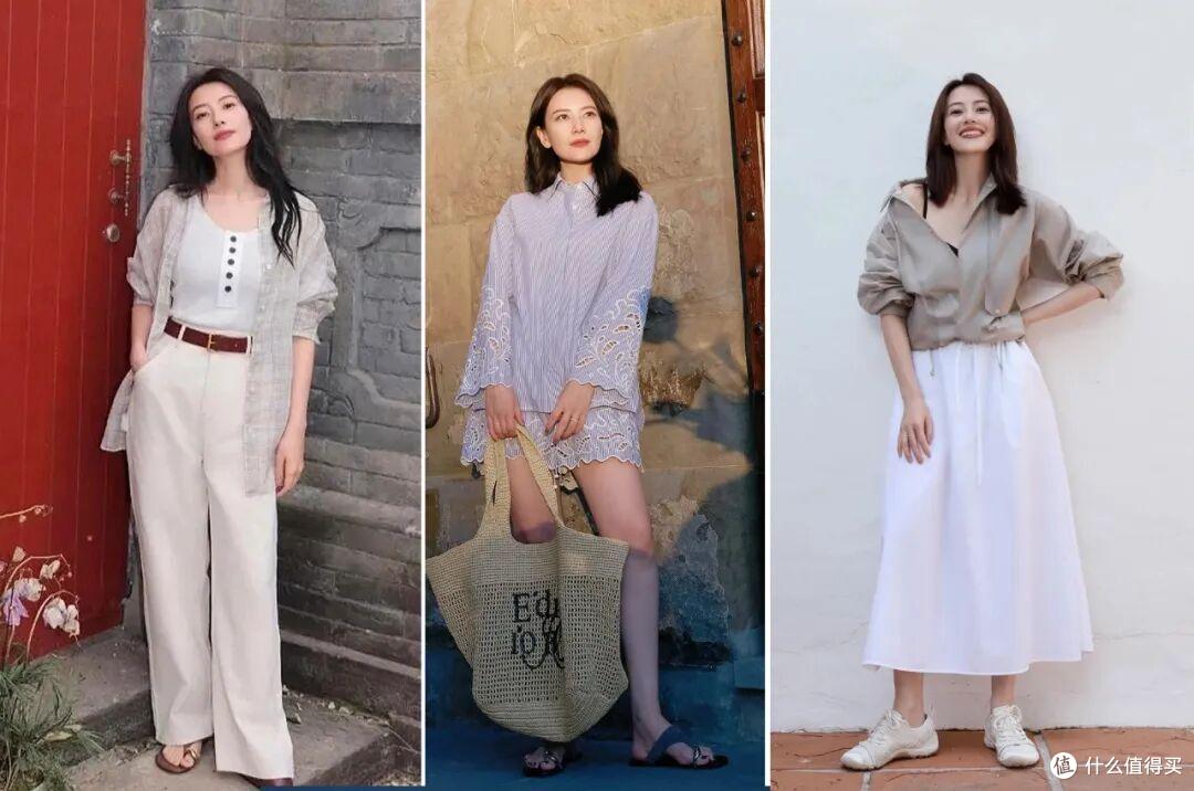 高圆圆的春季穿搭:清爽干净,普通人可以抄作业,都总结在这了!