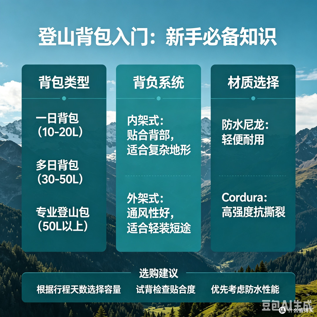 登山背包入门：新手必备知识