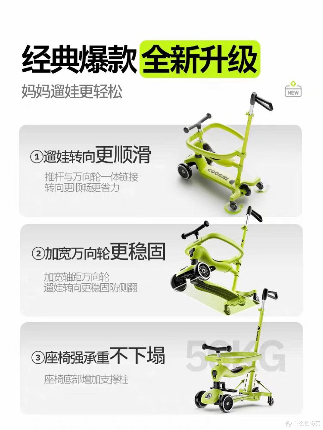 酷骑六合一滑板车|周岁礼封神!1-6岁遛娃神器不闲置✨