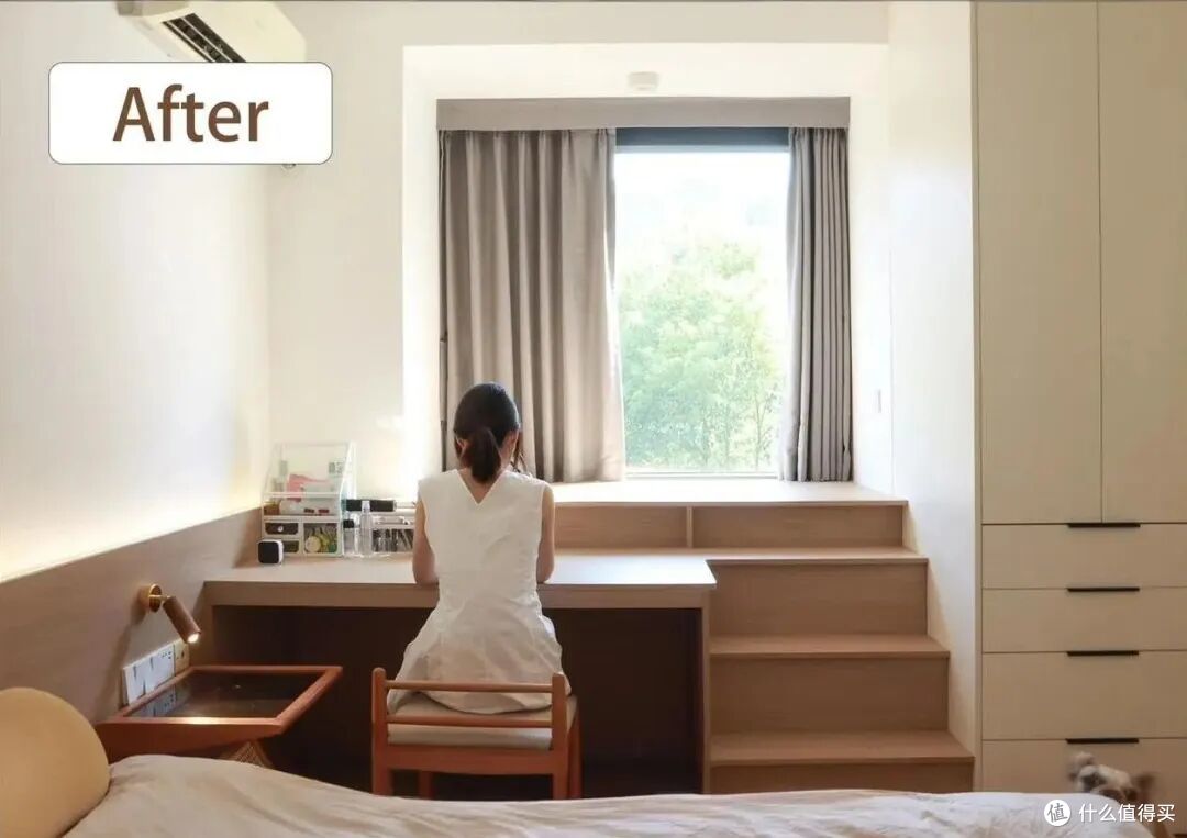 「飘窗」只能用来堆衣服？看看年轻人家的设计，直接多出了一间房