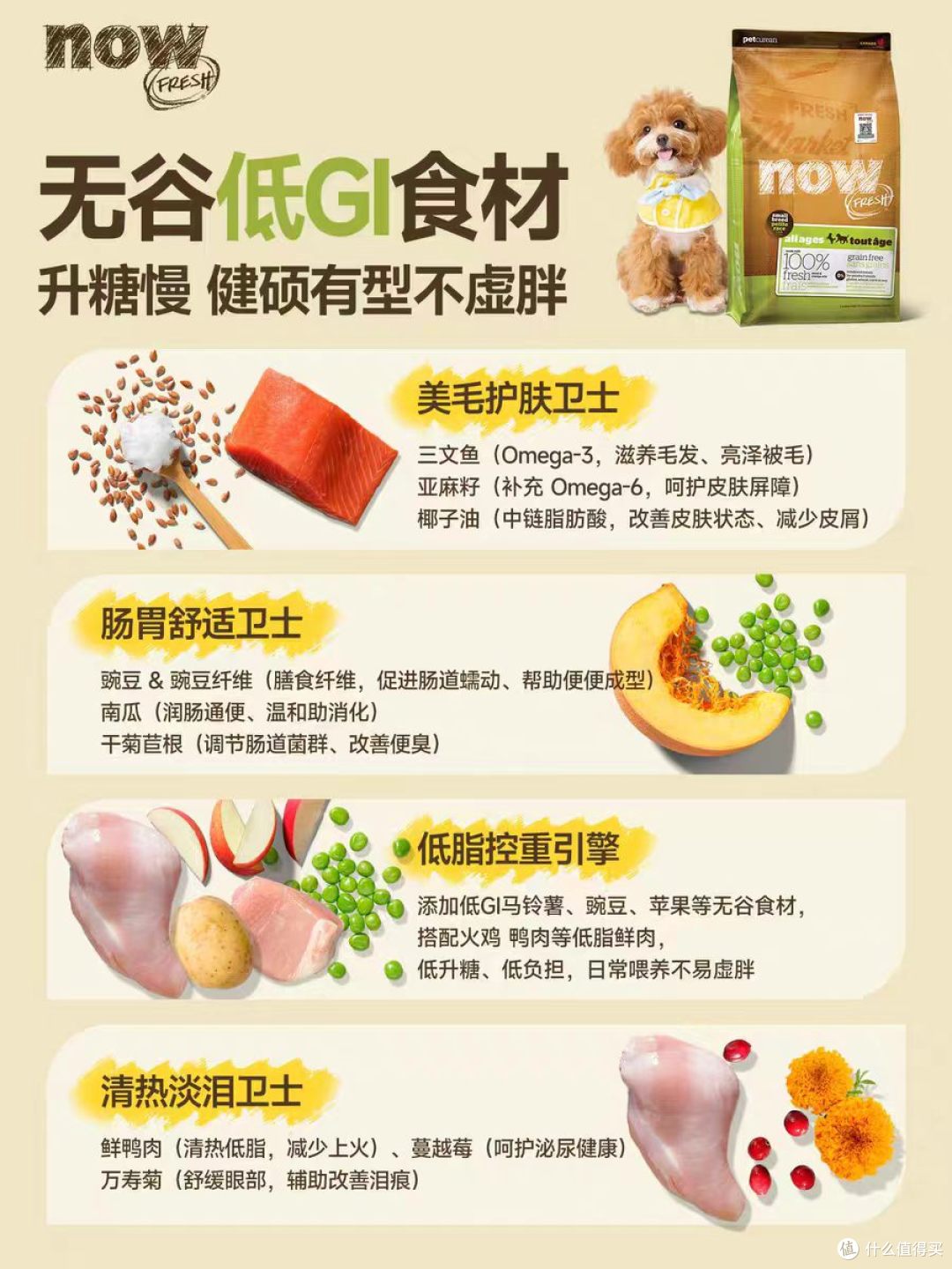 NowFresh 美国进口无谷狗粮,温柔守护毛孩全阶段