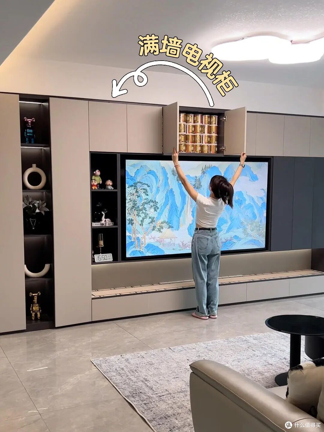客厅“电视墙”正在退出中国家庭！学年轻人的做法，美观又实用