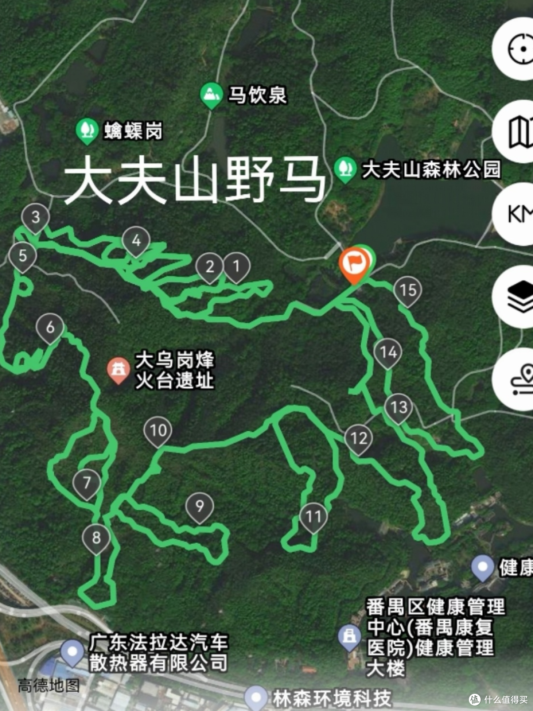 大夫山“画马”徒步|差点把自己画进沟里