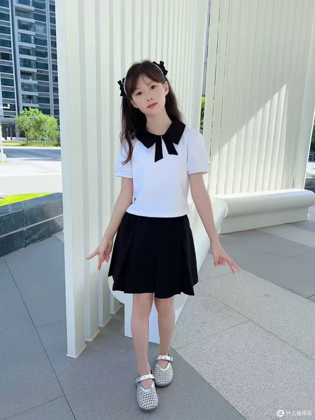 贝蒂女童学院风套装|中大童夏日甜妹穿搭天花板✨