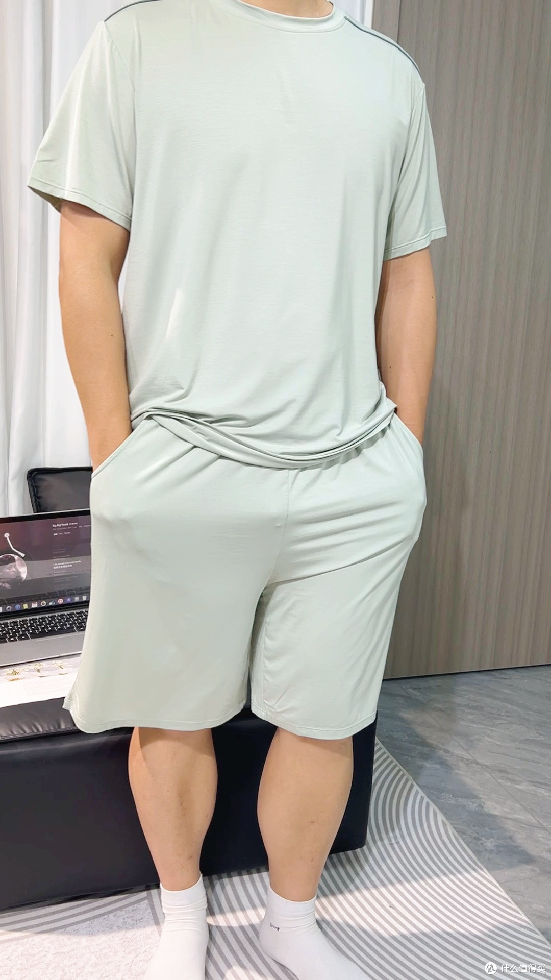 2026莫代尔男士睡衣,冰丝短袖短裤超清爽!