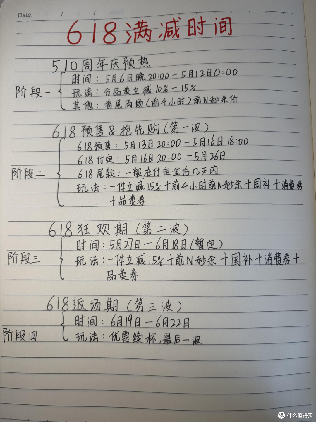 618大促时间线全整理,直接抄作业