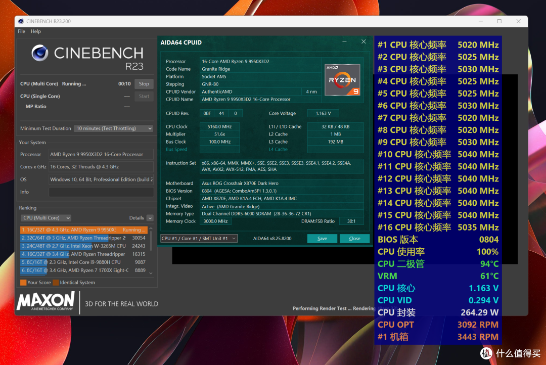 9950X3D2+X870E DARK HERO：模拟游戏与生产力终极答案，618必看