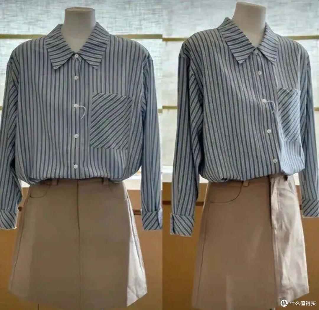 同一件衣服,实体店和网购有什么区别?看这3组对比图,就懂了!