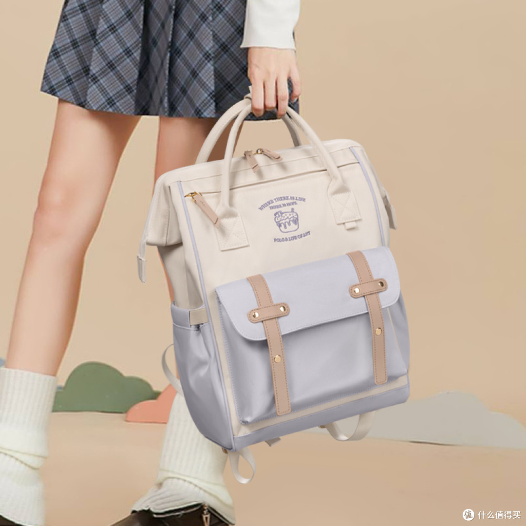 百元女学生书包实测｜3个热门品牌 POLO/国家地理/FILA避坑指南