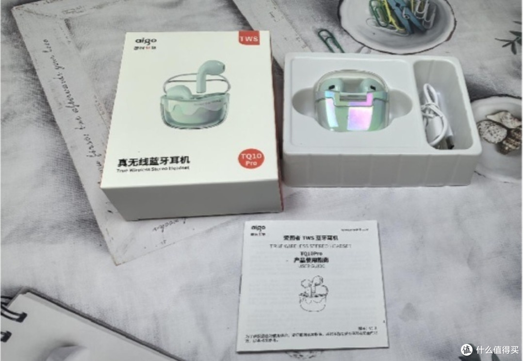 爱国者女生高颜值蜜语豆蓝牙耳机无线TQ10pro半入耳式性价比拉满