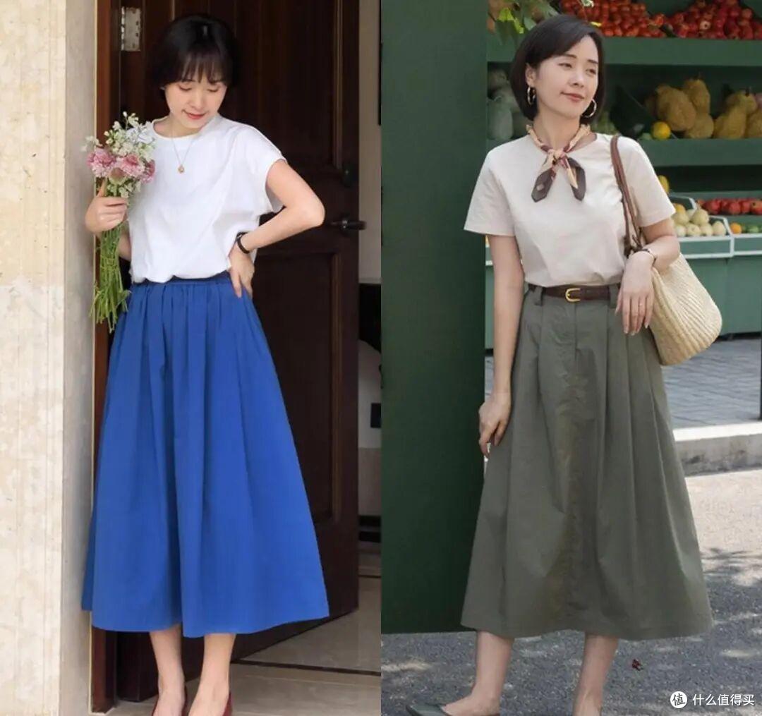 中年女人出游,准备这“3裙2裤”就好了,美观又实用,还十分上镜