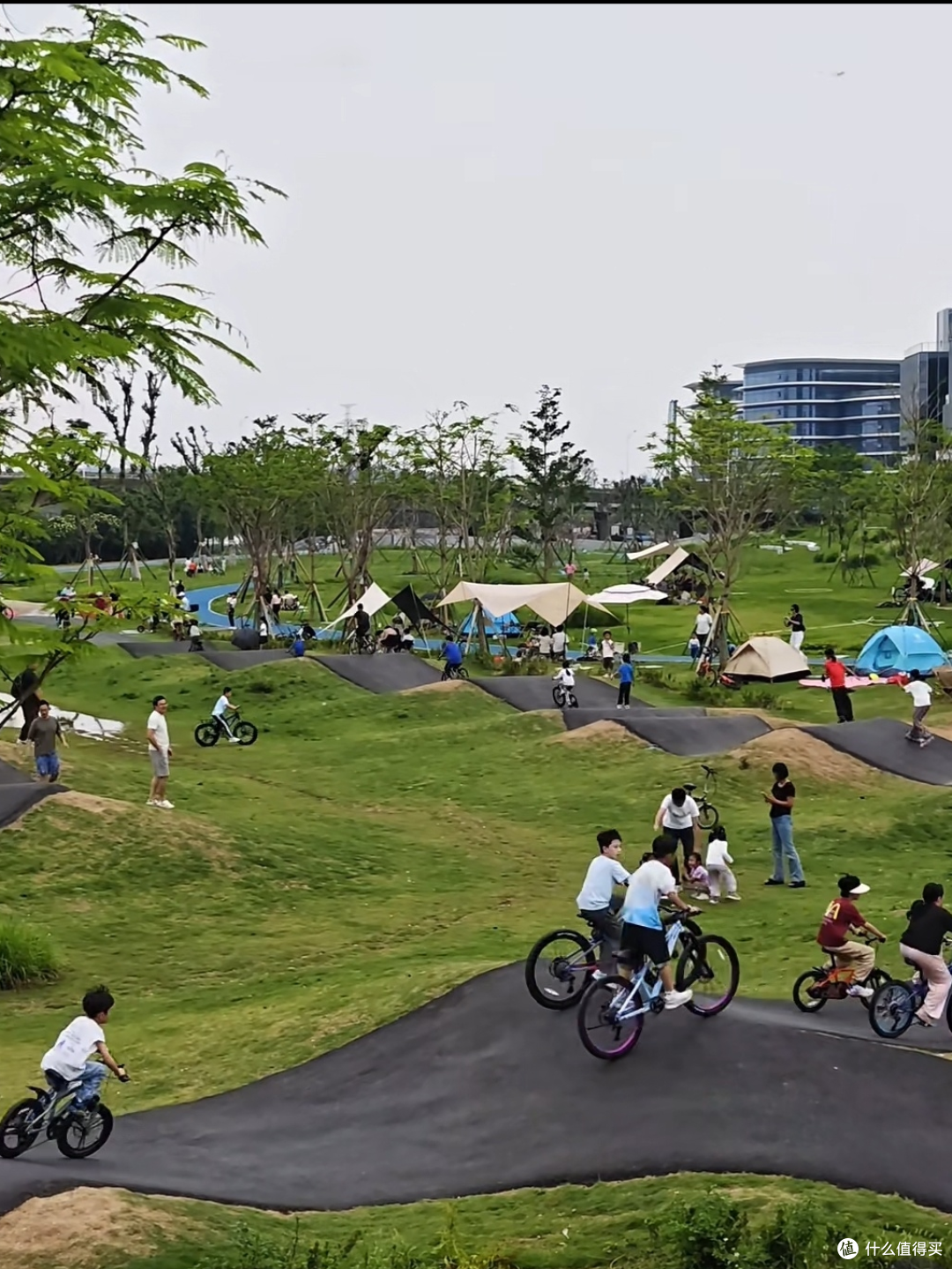 溜娃好去处,佛山文翰湖公园|泵道骑行+飞船观光塔免费玩