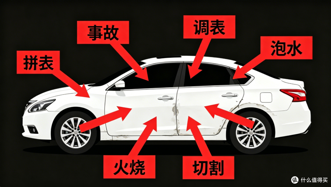 买二手车全攻略,记着核心口诀,轻松避坑调表车、事故车。