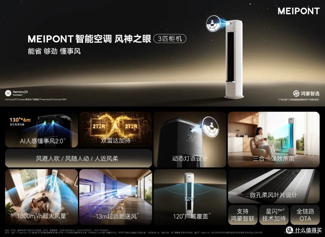 真新风空调重磅首发！华为鸿蒙智选MEIPONT布局线下渠道