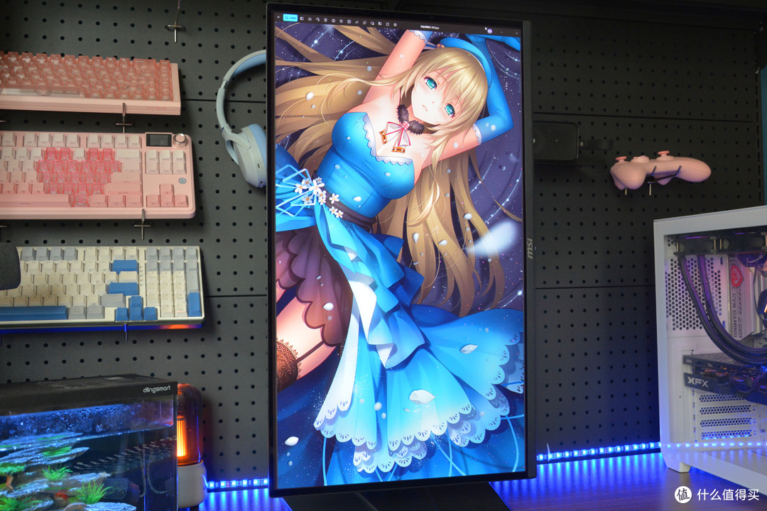 618闭眼入！两千价位天花板：微星MAG 274QP QD-OLED X24流光实测