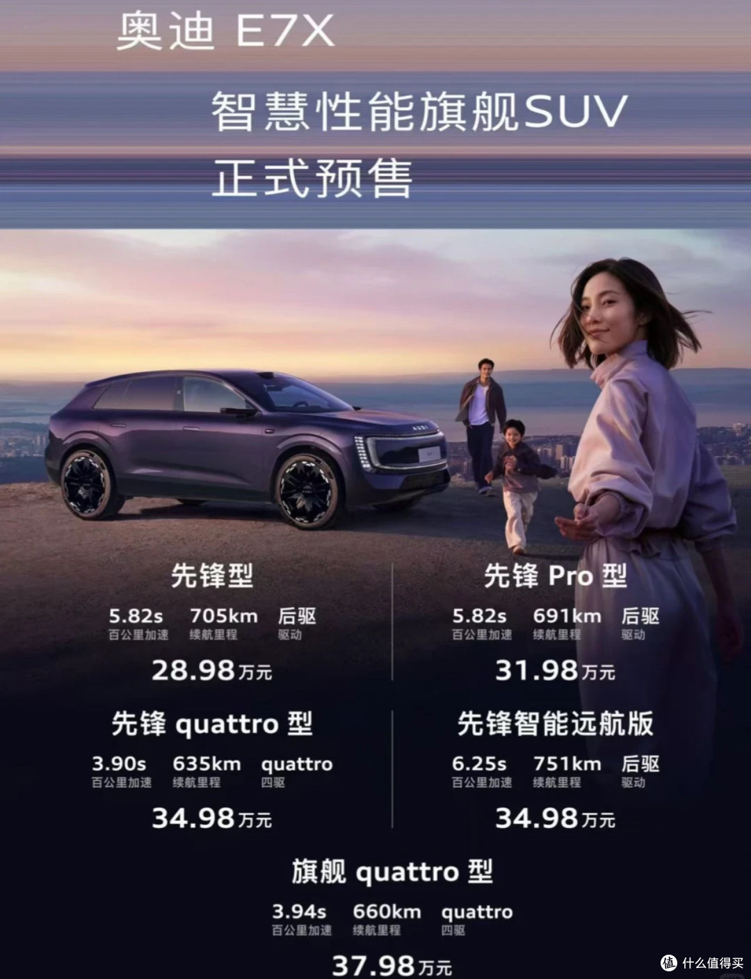 奥迪E7X vs 小米YU7:30万级纯电SUV的终极对决