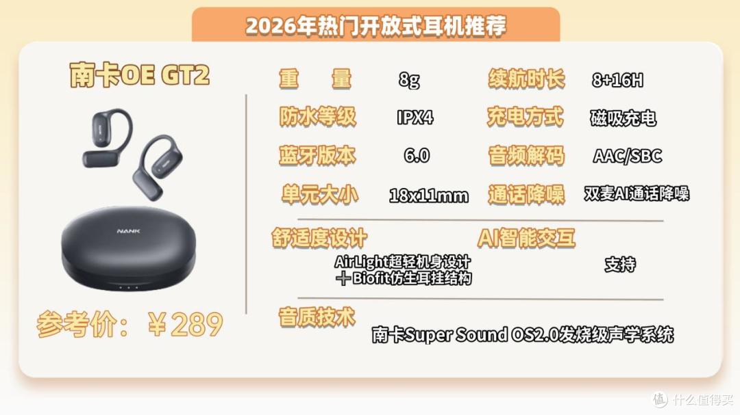 开放式耳机怎么样值得买吗?2026年开放式耳机品牌10强推荐