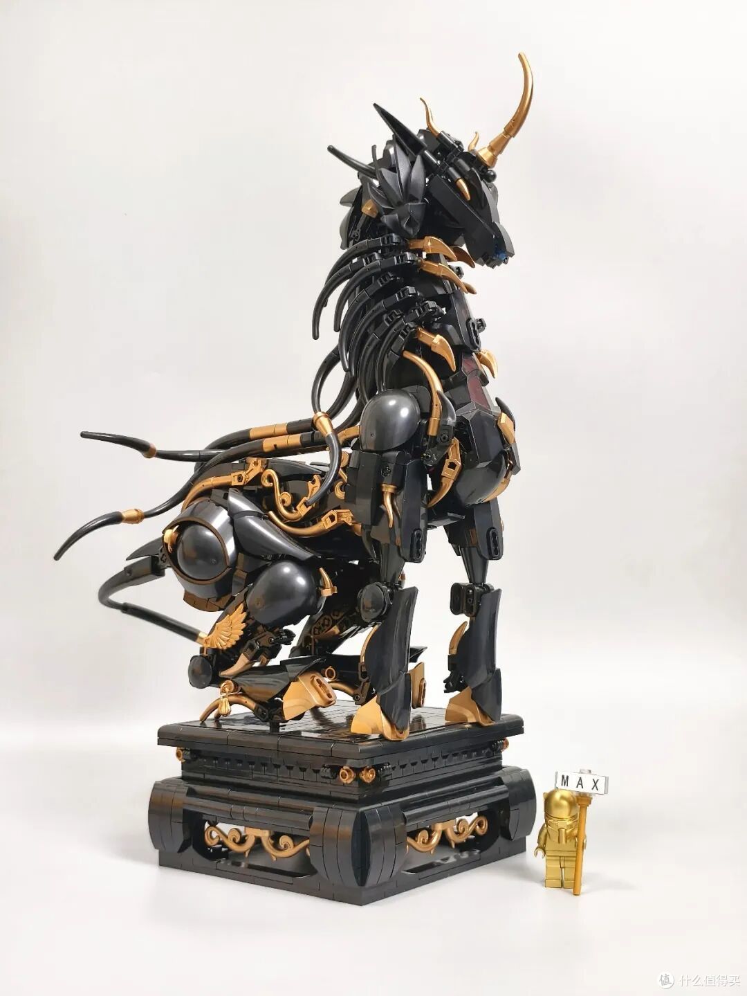 花了10多小时拼獬豸,值吗?你看成品图。