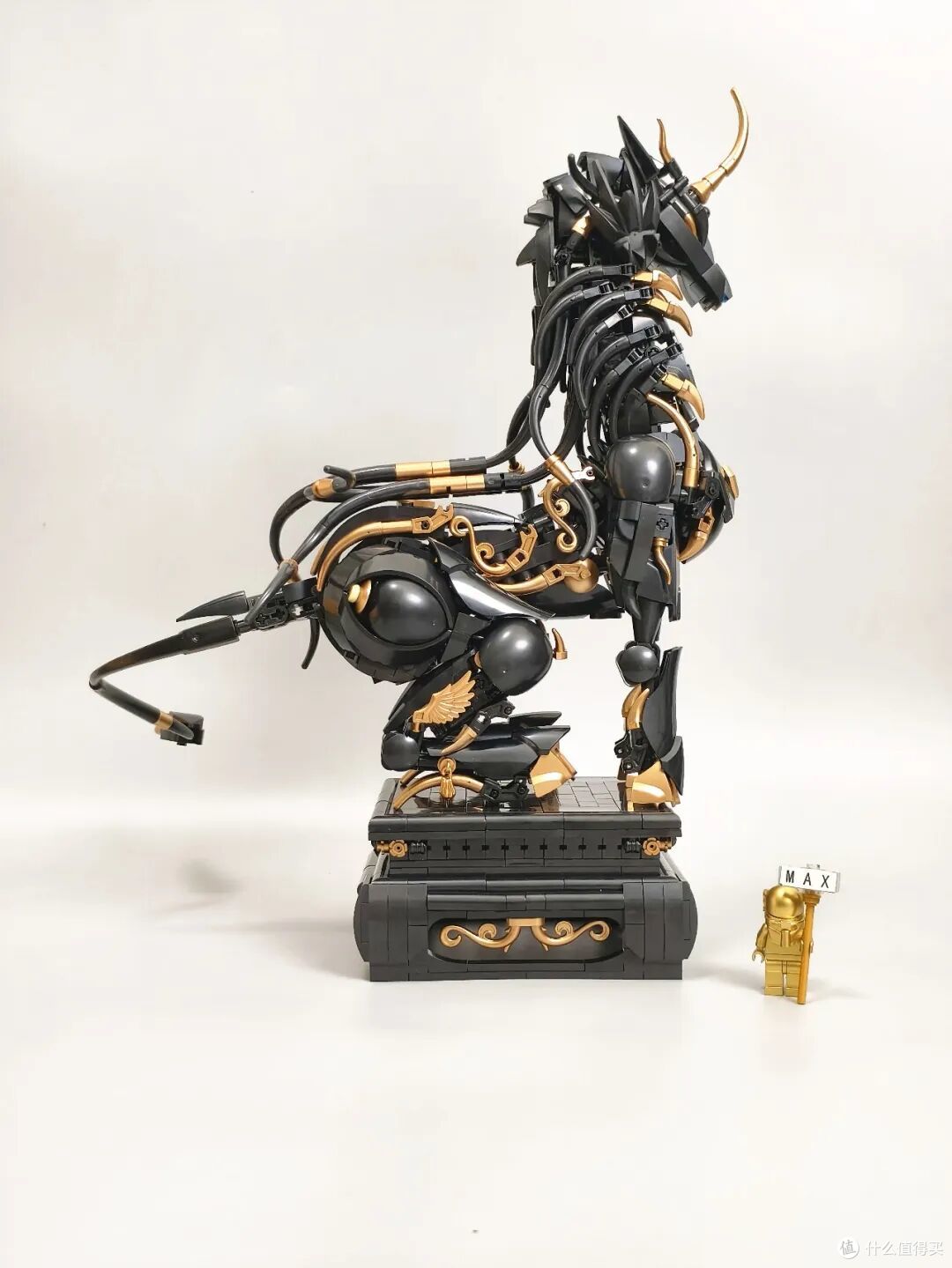 花了10多小时拼獬豸,值吗?你看成品图。
