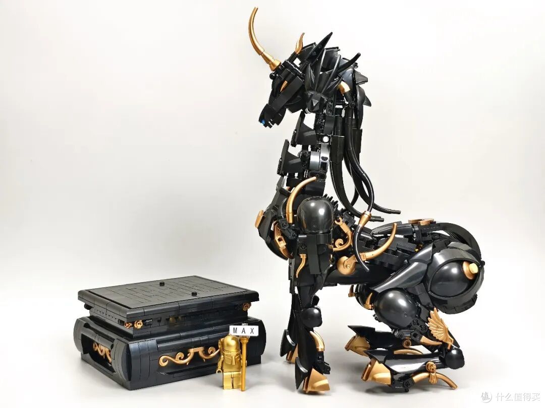 花了10多小时拼獬豸,值吗?你看成品图。