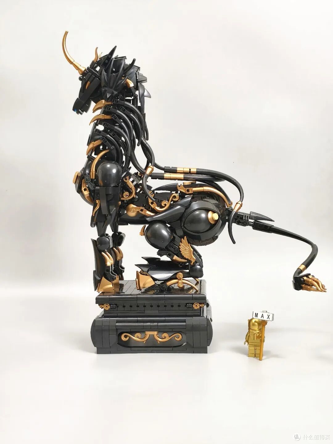 花了10多小时拼獬豸,值吗?你看成品图。