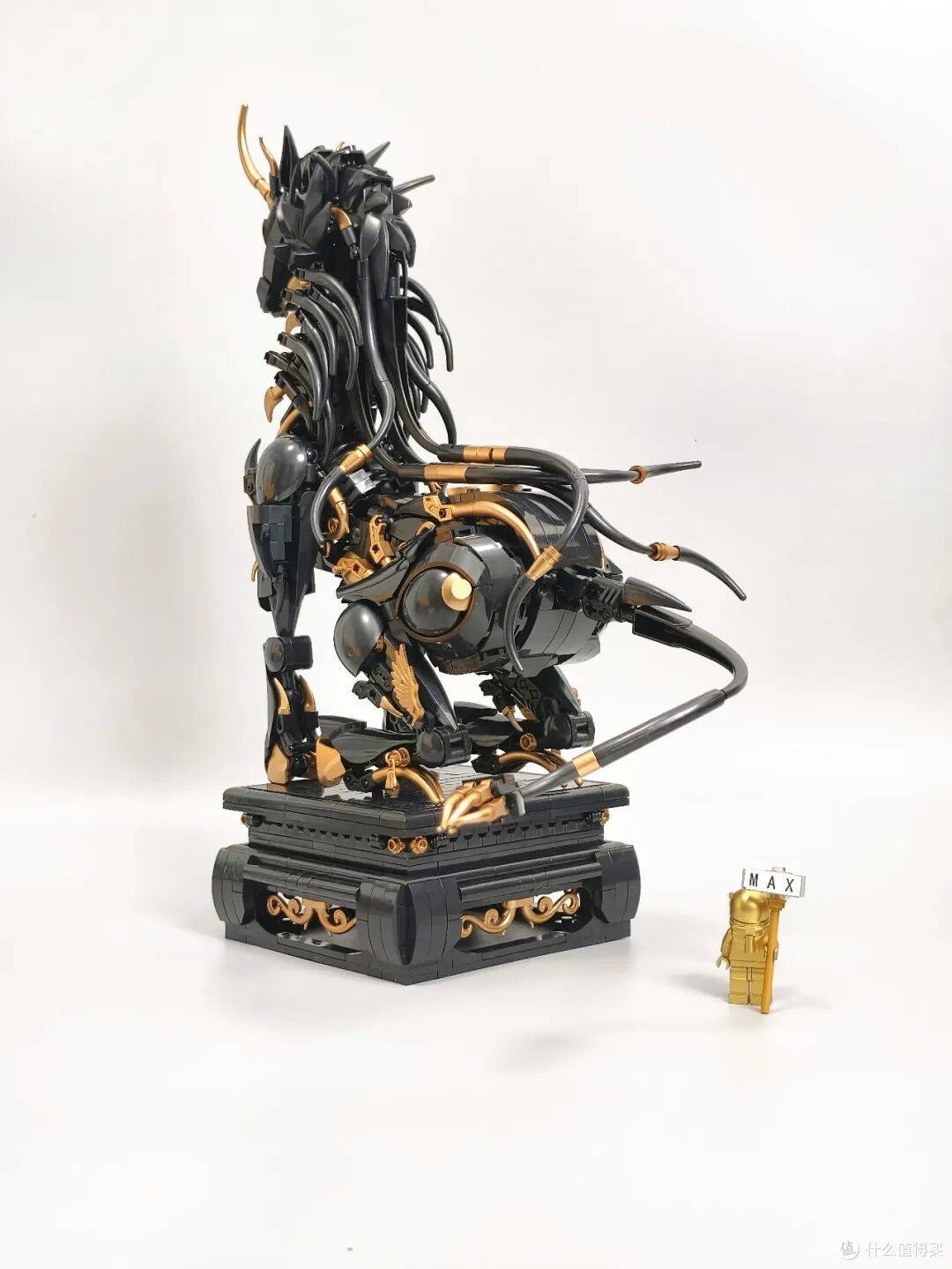 花了10多小时拼獬豸,值吗?你看成品图。
