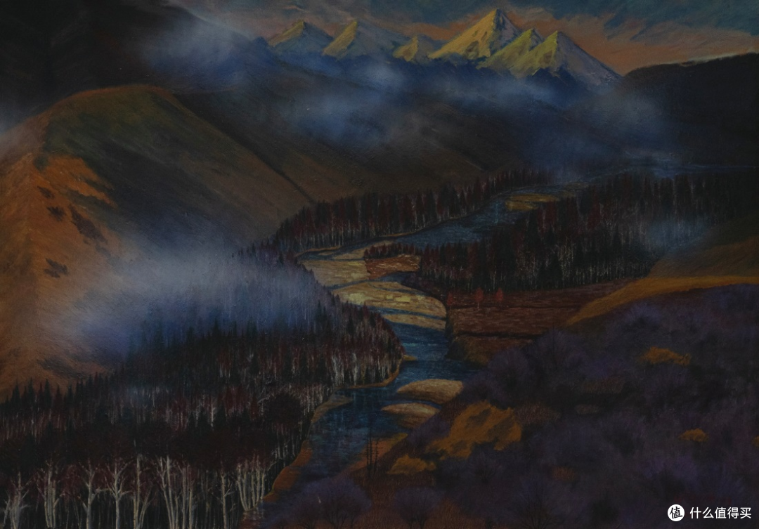 川石作品 返景·复照1 布面油画 160×220cm