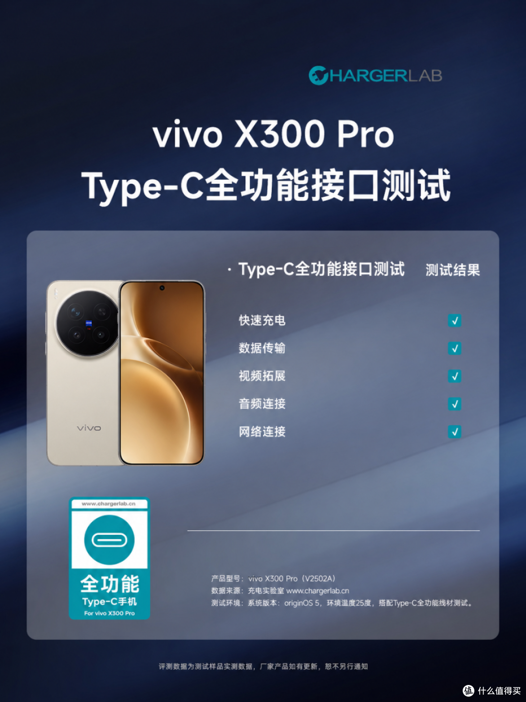 USB 3.2 Gen1速率拉满!vivo X300 Pro全功能Type-C测试