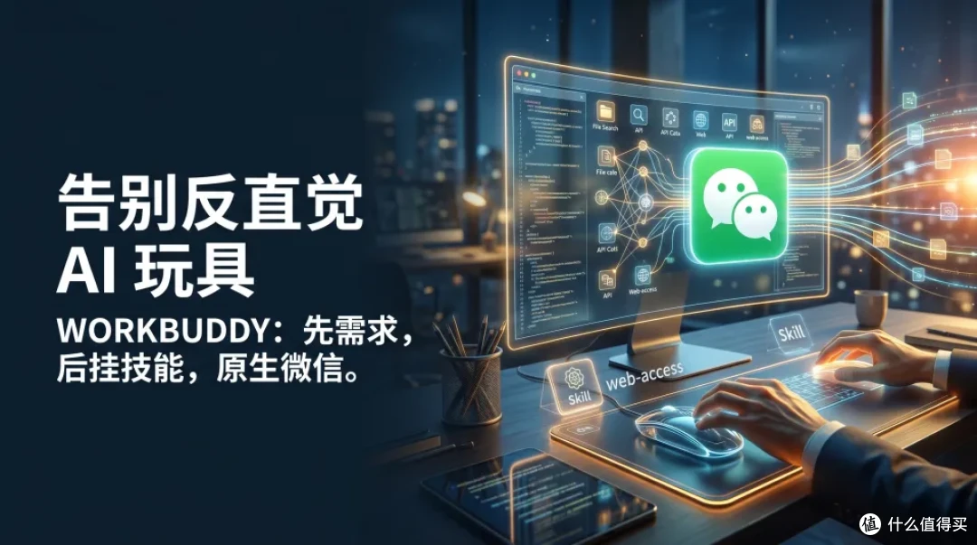 我怀疑那些抱怨AI难用的人,根本没遇见过WorkBuddy。