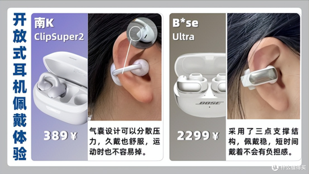 差价大的开放式耳机怎么样？亲自上手南卡ClipSuper2和Bose Ultra