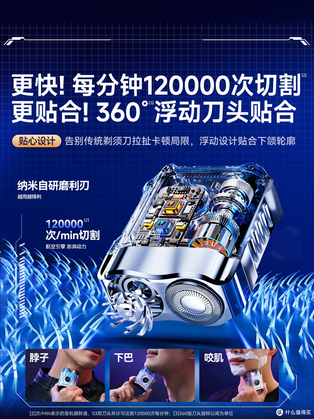 还在为520送男友礼物发愁吗?看过来~同诗剃须刀S3