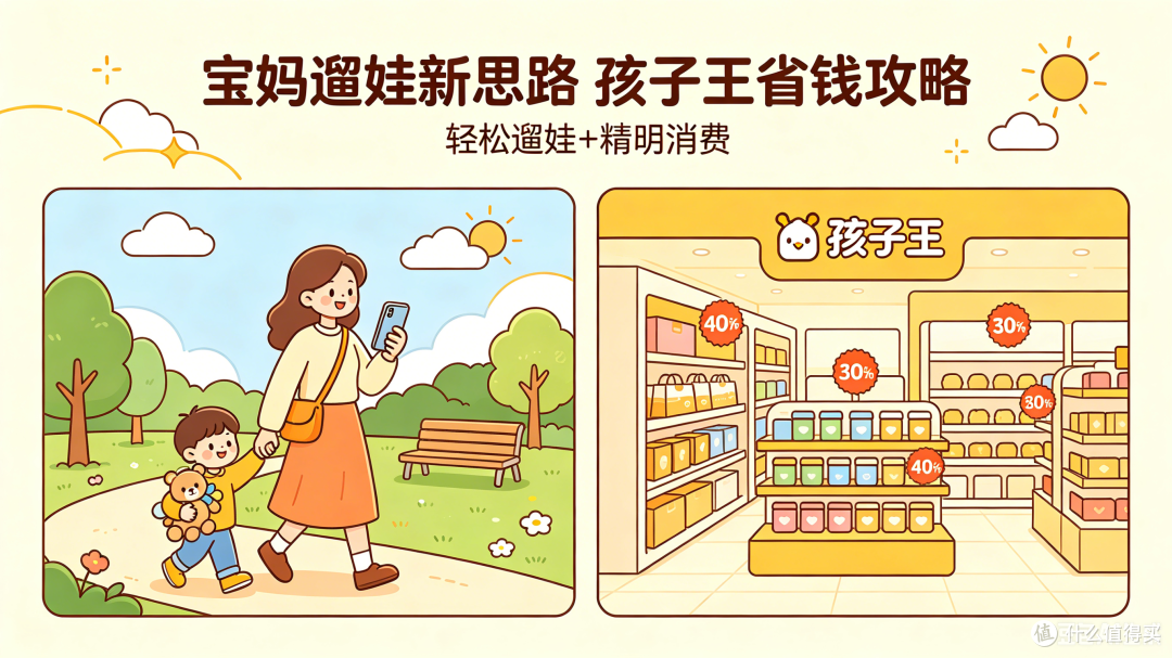 宝妈遛娃新思路 孩子王省钱攻略