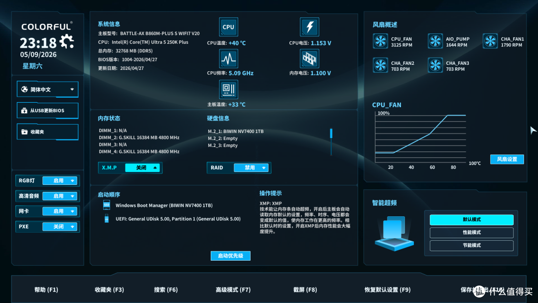 英特尔主板性价比新标杆!七彩虹B860M-PLUS S 超级黑刃测评分享