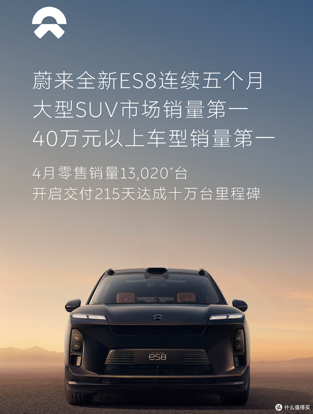 力压问界M8!蔚来宣布,全新ES8连续5个月是大型SUV销冠!