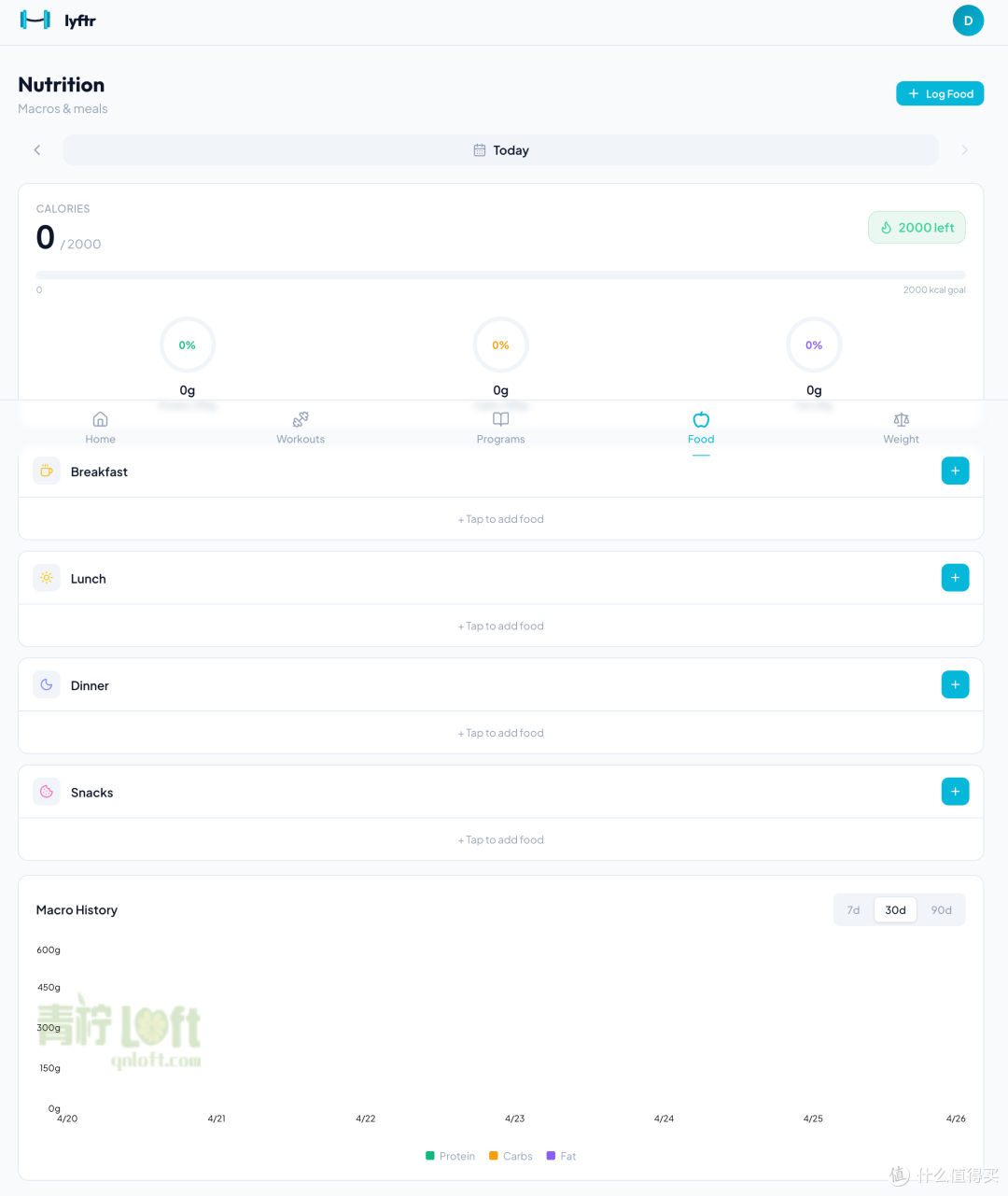 💪 Docker部署私有健身追踪器Lyftr,训练+饮食+体重全搞定!