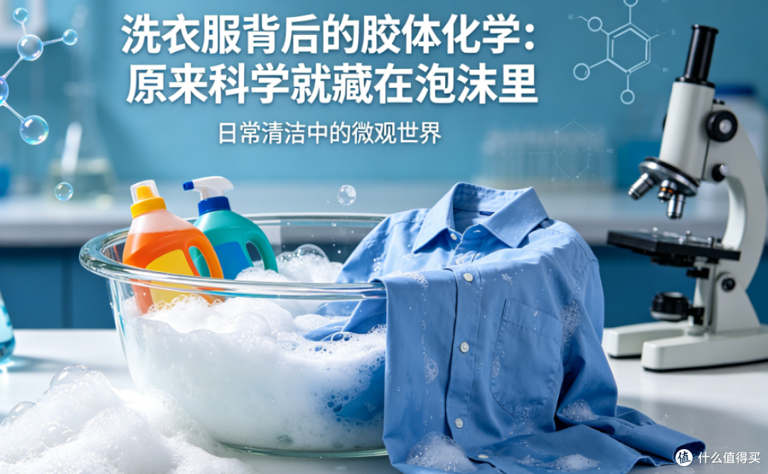 洗衣服背后的胶体化学：原来科学就藏在泡沫里