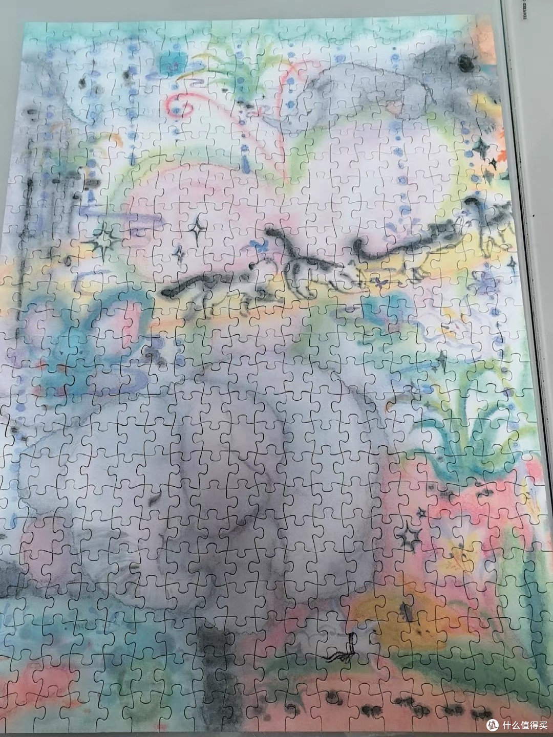 500片丝绒触感,中式手绘超梦幻
