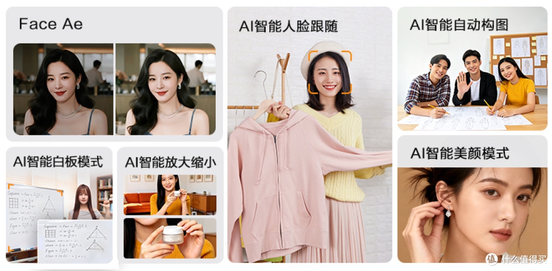 奥尼境睿A8直播摄像头 AI手势智控