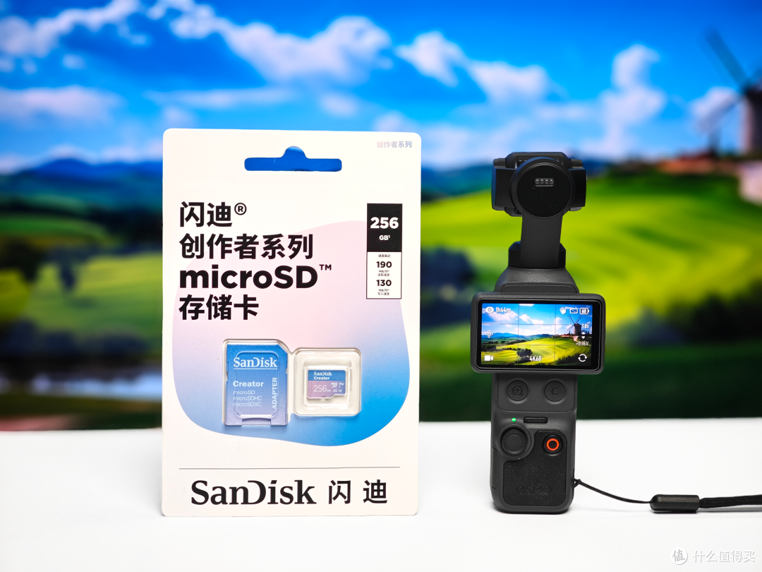 大疆Pocket 4的绝佳拍档:闪迪创作者microSD存储卡实测分享!