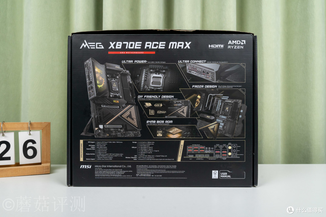 内外兼修,品质与颜值俱佳,微星MEG X870E ACE MAX战神主板 拆解