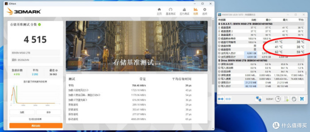 贴近实际游戏场景的基准测试中M560灵梭依然有低温高效表现