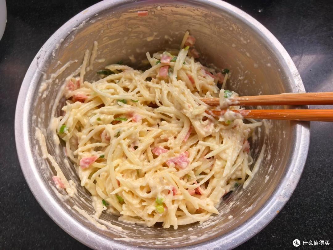 中考倒计时!初三儿子早餐不费妈,连吃3天都不腻的土豆丝饼!