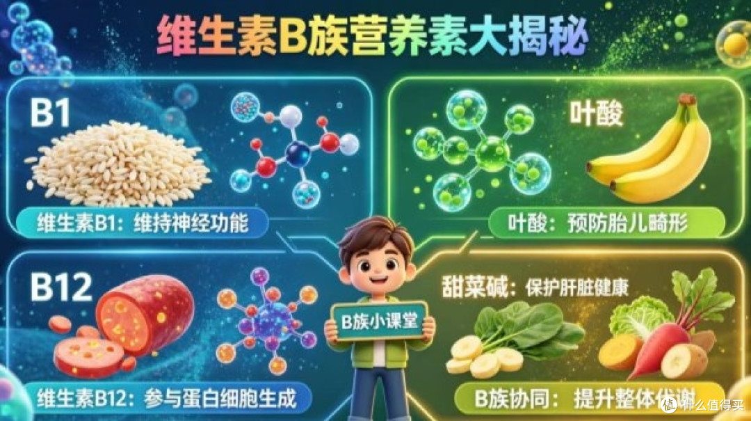 维生素b族分享?维生素b族选购指南:权威数据+适用人群+普遍现状
