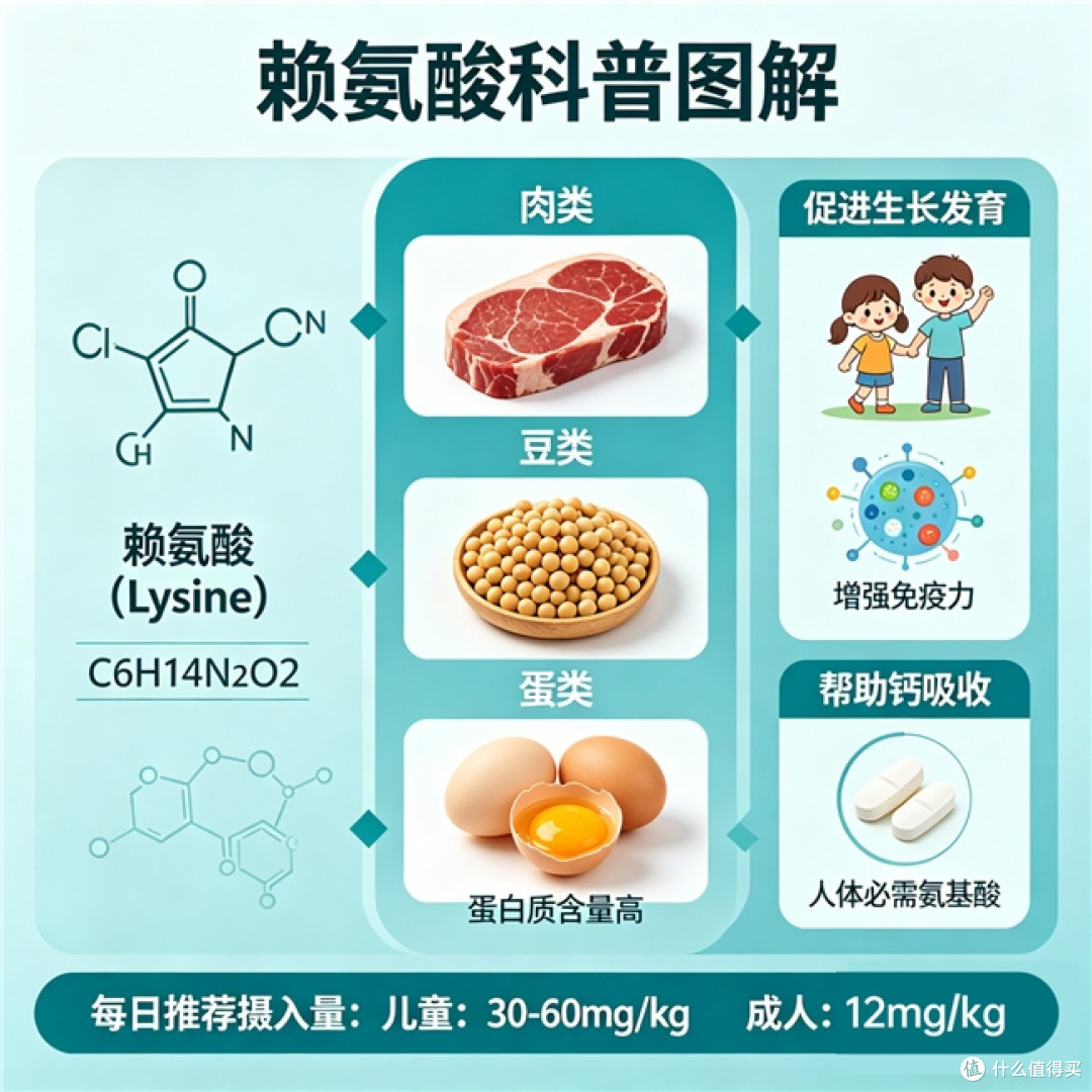 成分党狂喜：赖氨酸哪个品牌成分最全？2026十大排名深扒给你看